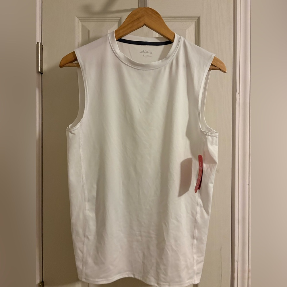 BCG White Athletic Compression Shirt